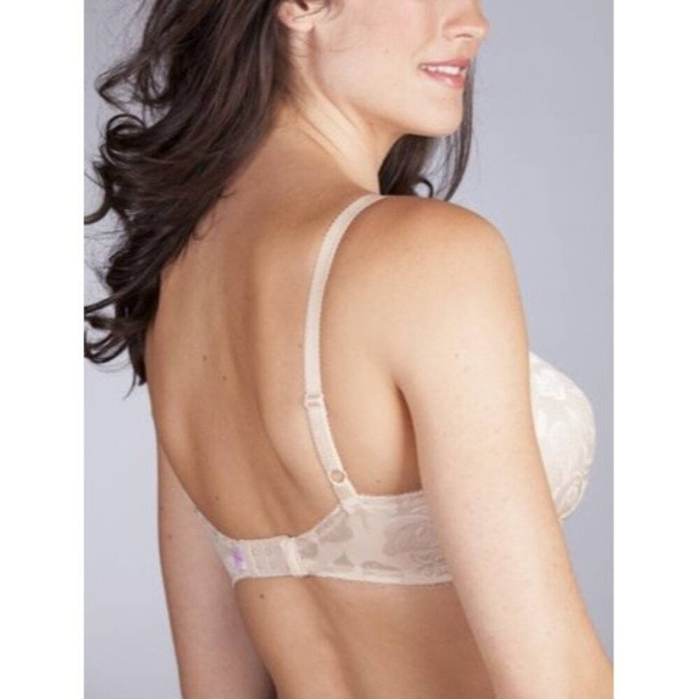🆕 WACOAL Awareness Full Unpadded Underwire Bra 34DDD Beige Nude #85567 - Picture 5 of 12